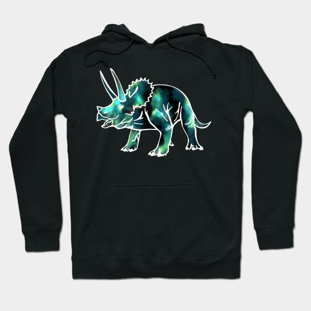 Triceratops from space Hoodie by TheDoodlemancer